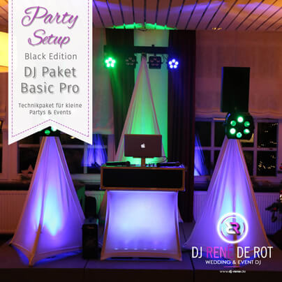 DJ Paket Basic Pro | Black Edition | DJ René de Rot