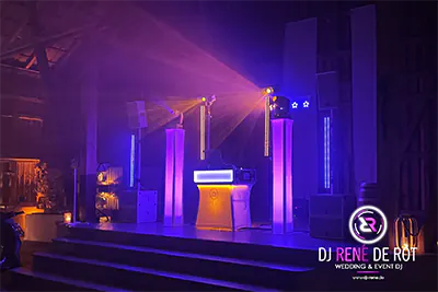 Event-DJ Oldenburg | Beispiel Technikaufbau | DJ René de Rot