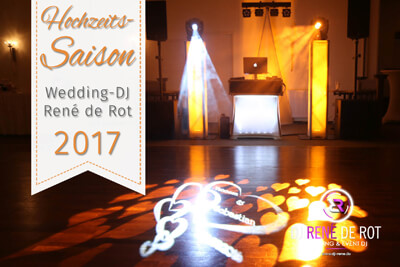 Hochzeitssaison 2017 | Hochzeitssetup | DJ René de Rot