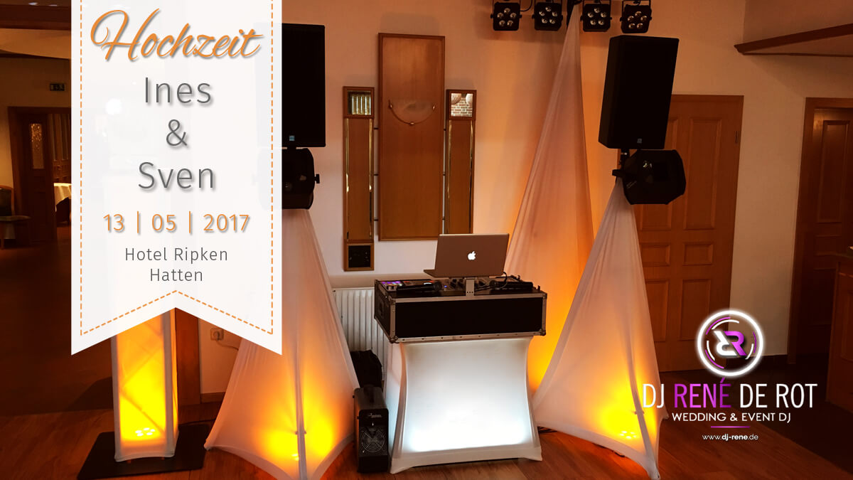 Hochzeit | DJ Rene de Rot | Hotel & Gesellschaftshaus Ripken | Hatten