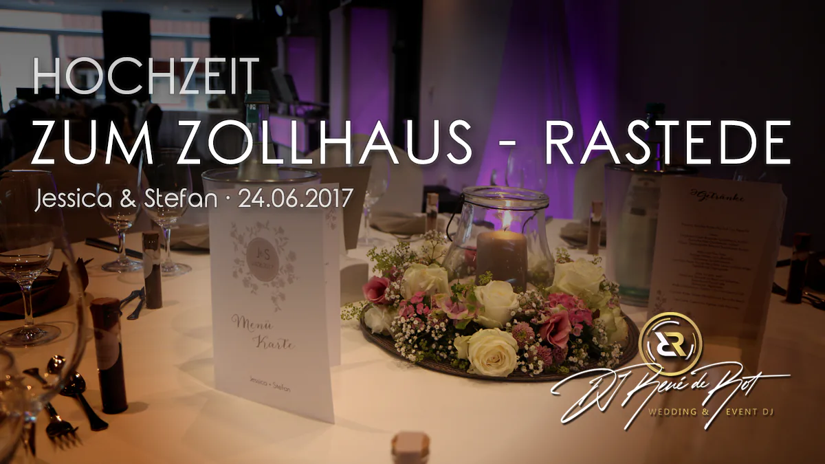 Hochzeitsfeier im Residenzhotel Zum Zollhaus Rastede mit DJ René de Rot
