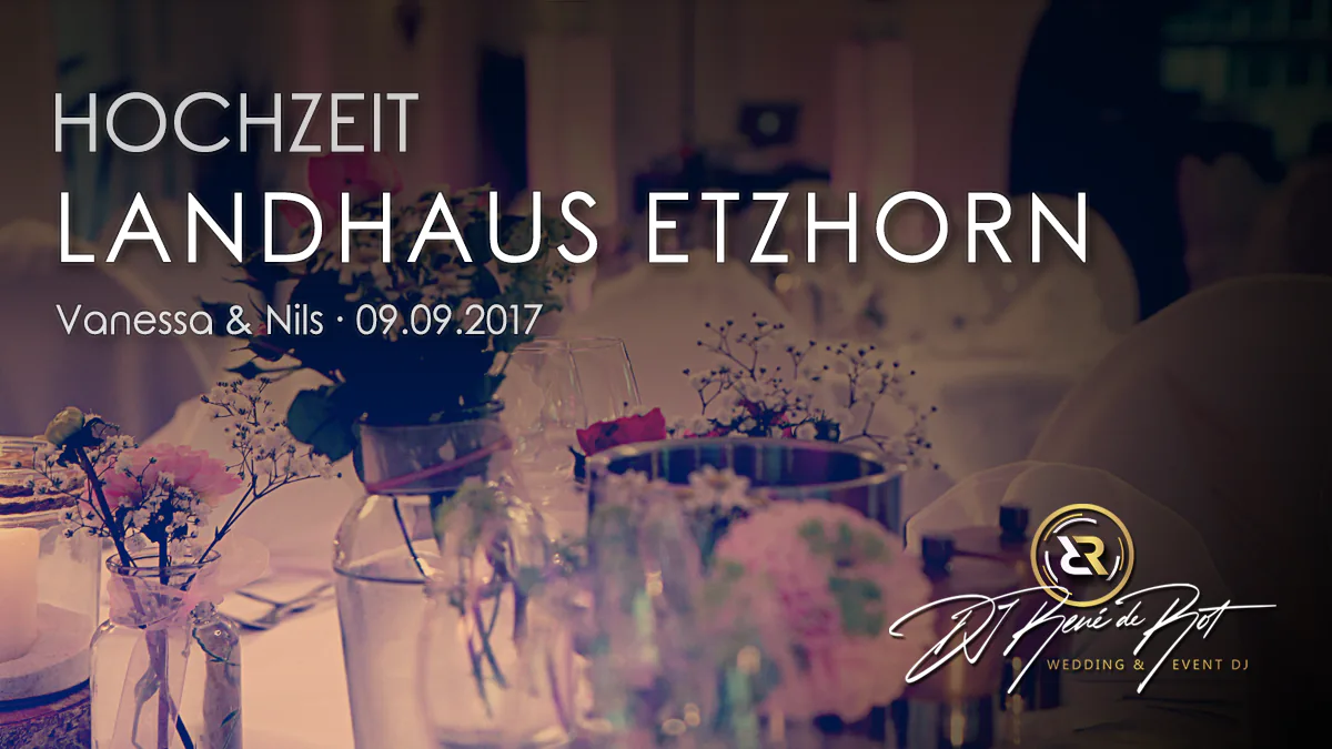 Hochzeitsfeier im Landhaus Etzhorn mit DJ René de Rot