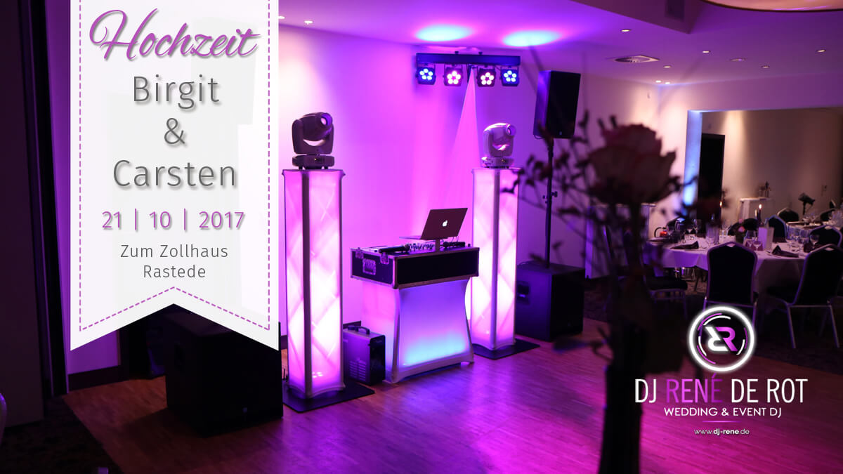 Hochzeit | DJ René de Rot | Residenzhotel zum Zollhaus