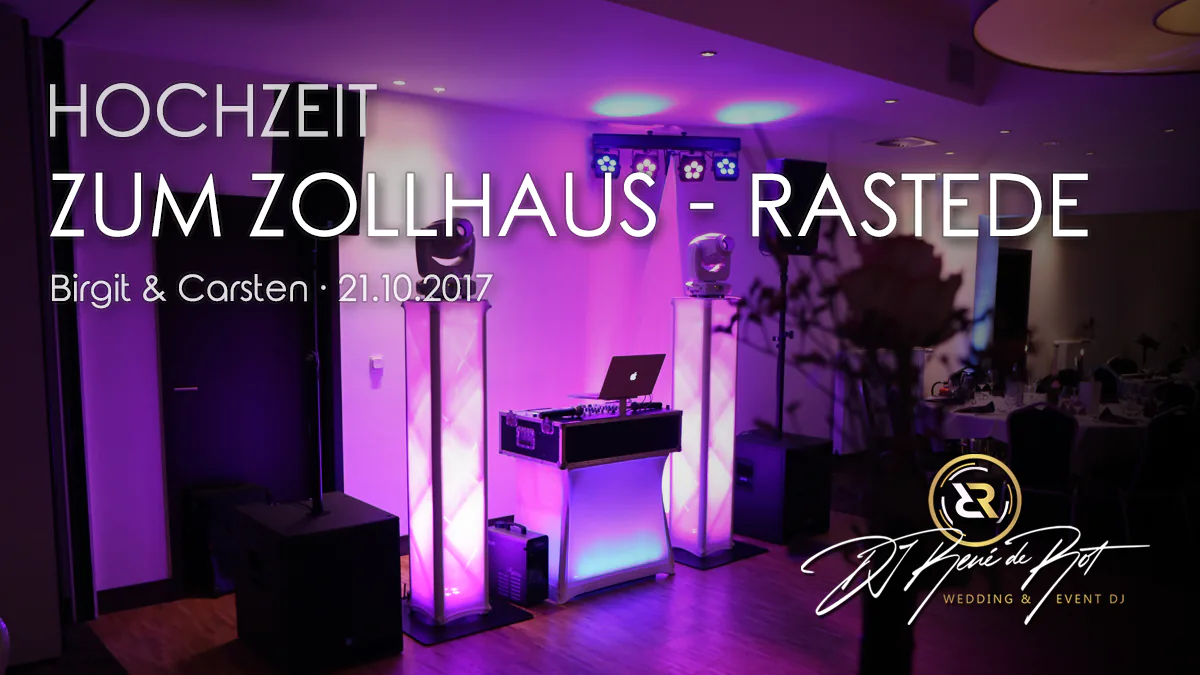 Hochzeit im Residenzhotel zum Zollhaus mit DJ René de Rot