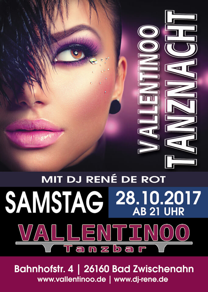 Tanzlokal Vallentinoo | DJ René de Rot