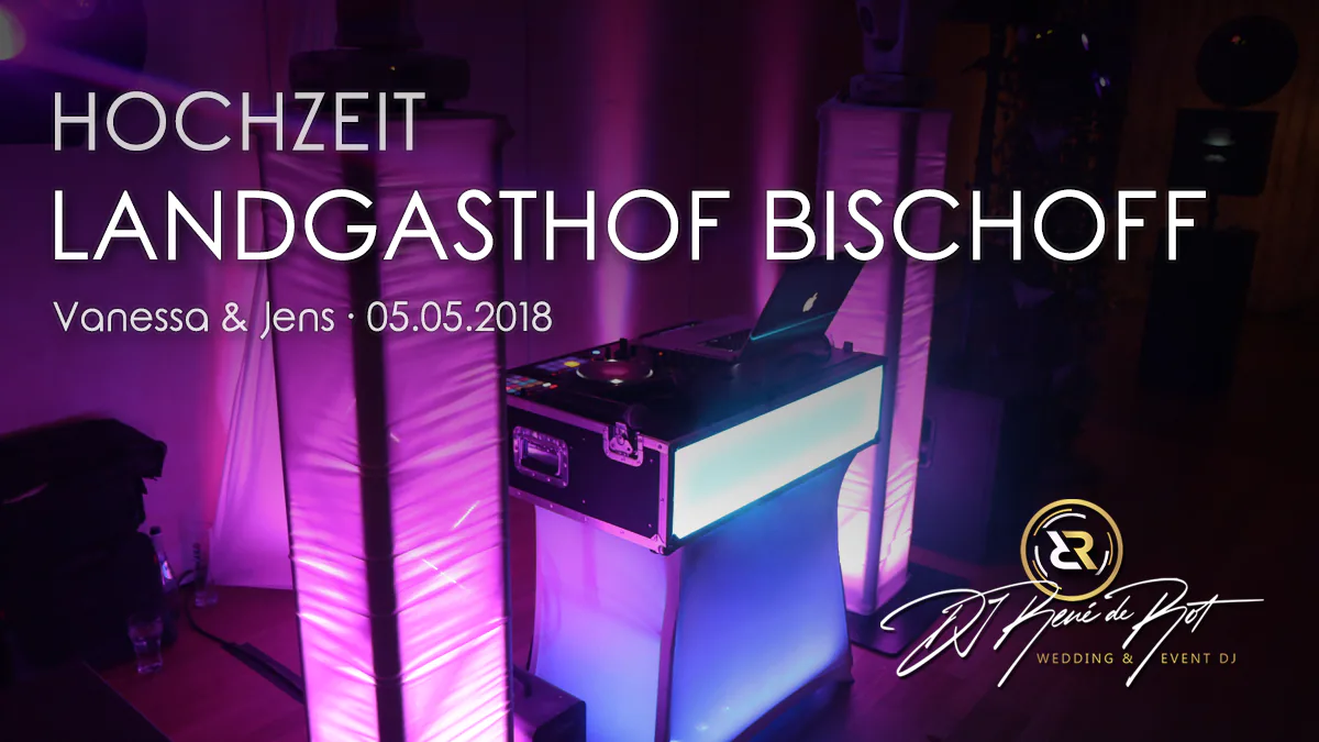 Hochzeit im Landgasthof Bischoff mit DJ René de Rot