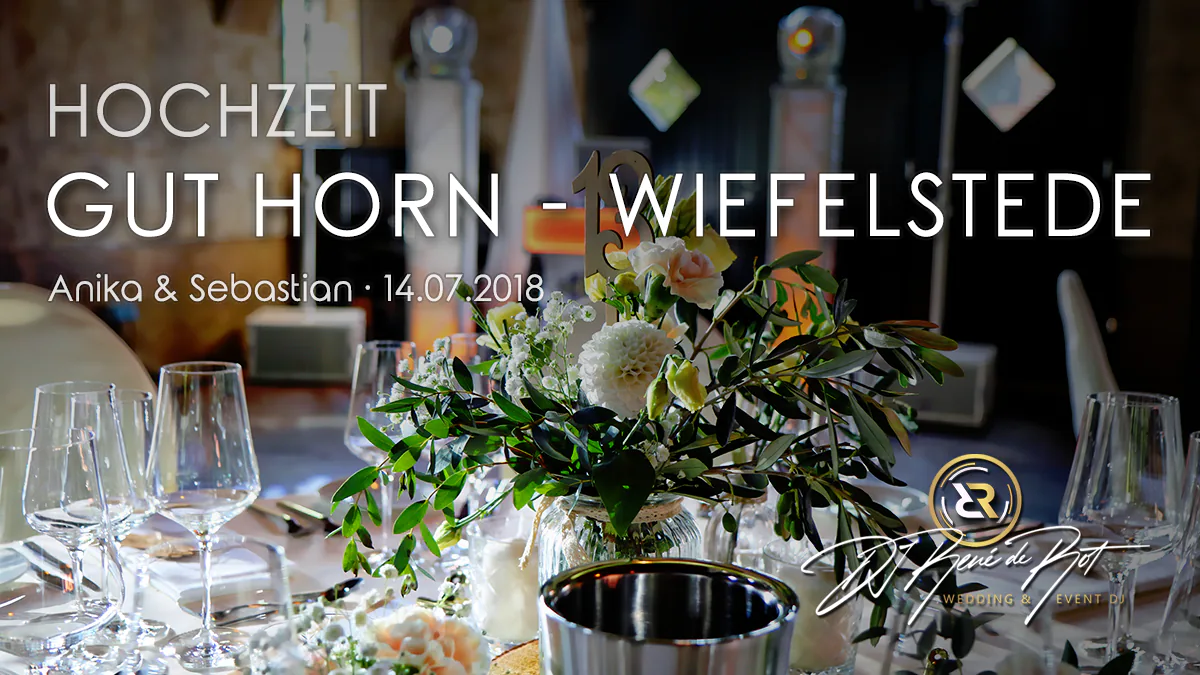 Hochzeitsfeier auf dem Gut Horn in Wiefelstede mit DJ René de Rot