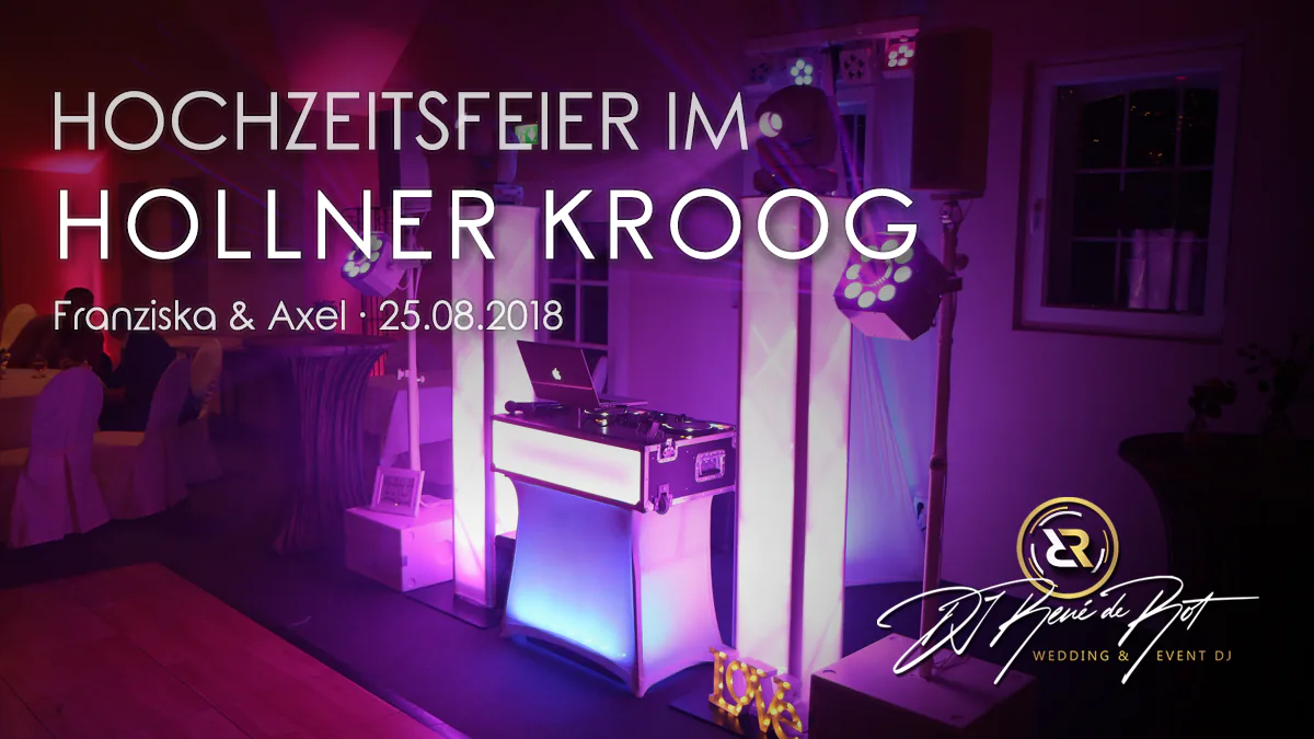 Hochzeitsfeier im Hollner Kroog mit DJ René de Rot