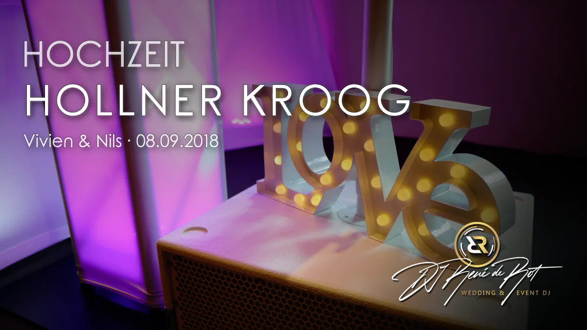 Hochzeitsfeier im Hollner Kroog mit DJ René de Rot