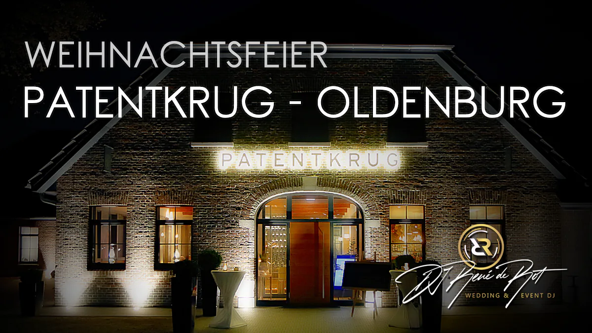 Firmen Weihnachtsfeier im Patentkrug Oldenburg mit DJ René de Rot