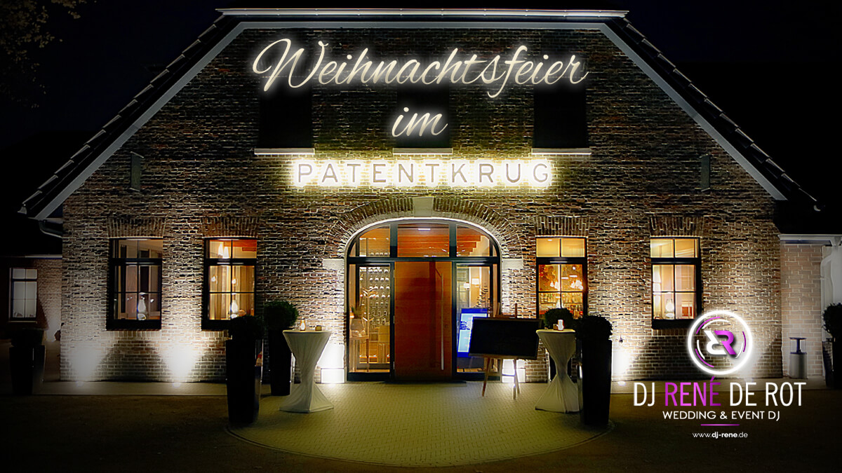 Weihnachtsfeier | Patentkrug Oldenburg | DJ René de Rot