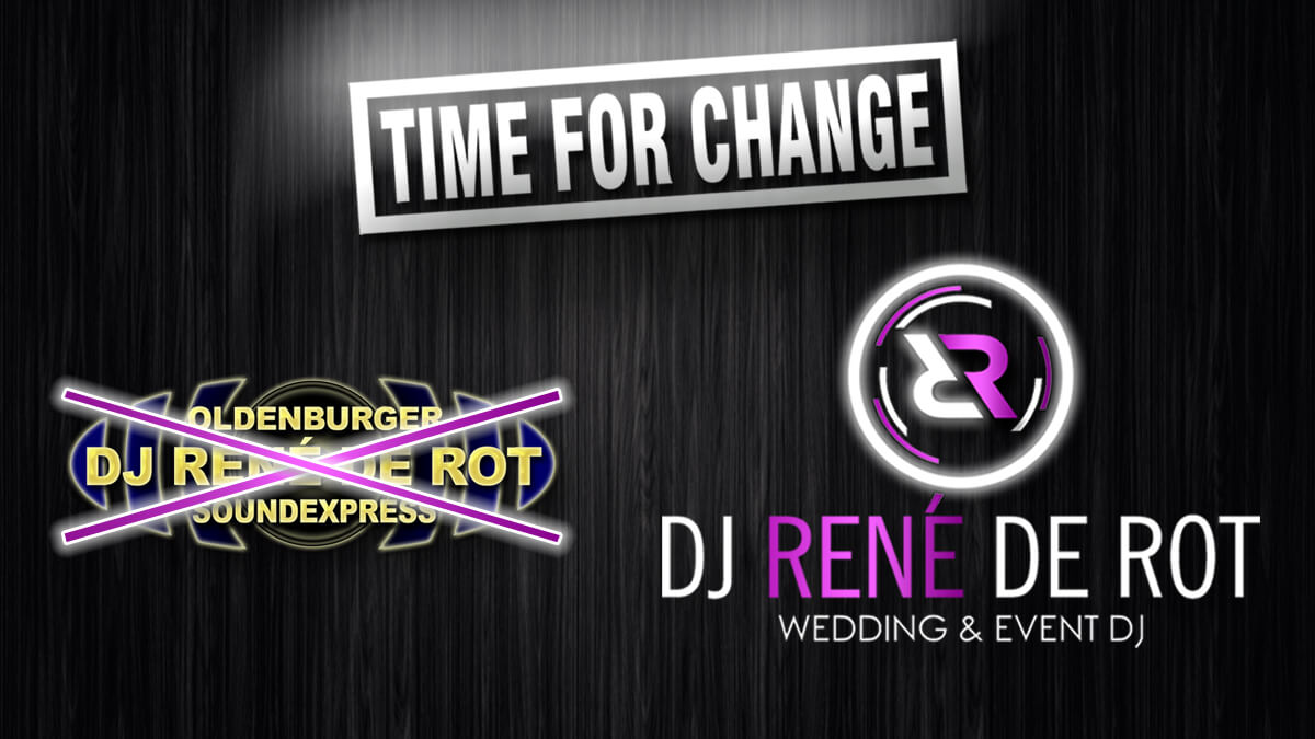 DJ René de Rot mit neuem Logo und neuem Internetauftritt