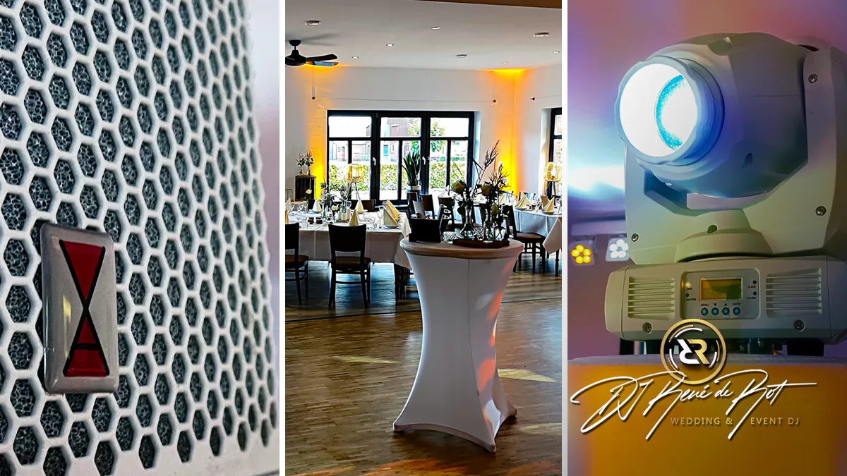 White Wedding DJ Paket und Ambientebeleuchtung im Heidekrug Bentstreek