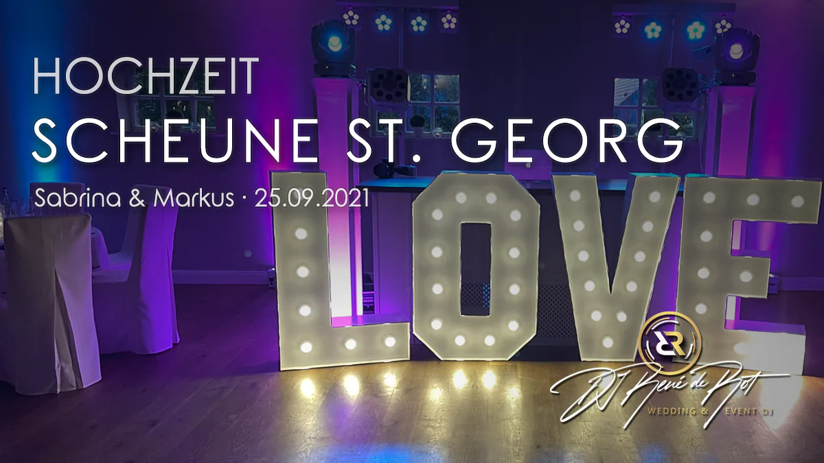 Hochzeitsfeier | Scheune St. Georg | Rastede | DJ René de Rot