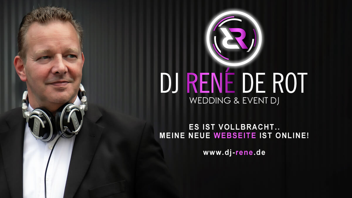 Endlich ist meine neue DJ Webseite online