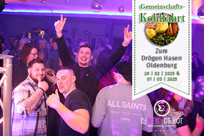 01 | 03 | 2025 - Gemeinschaftskohlfahrt - Drögen Hasen - DJ René de Rot - Bild 1 von 23