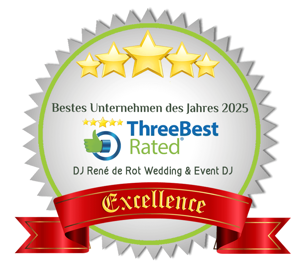 DJ René de Rot Auszeichung als bestes Unternehmen 2025 DJ René de Rot Auszeichung als bestes Unternehmen 2025