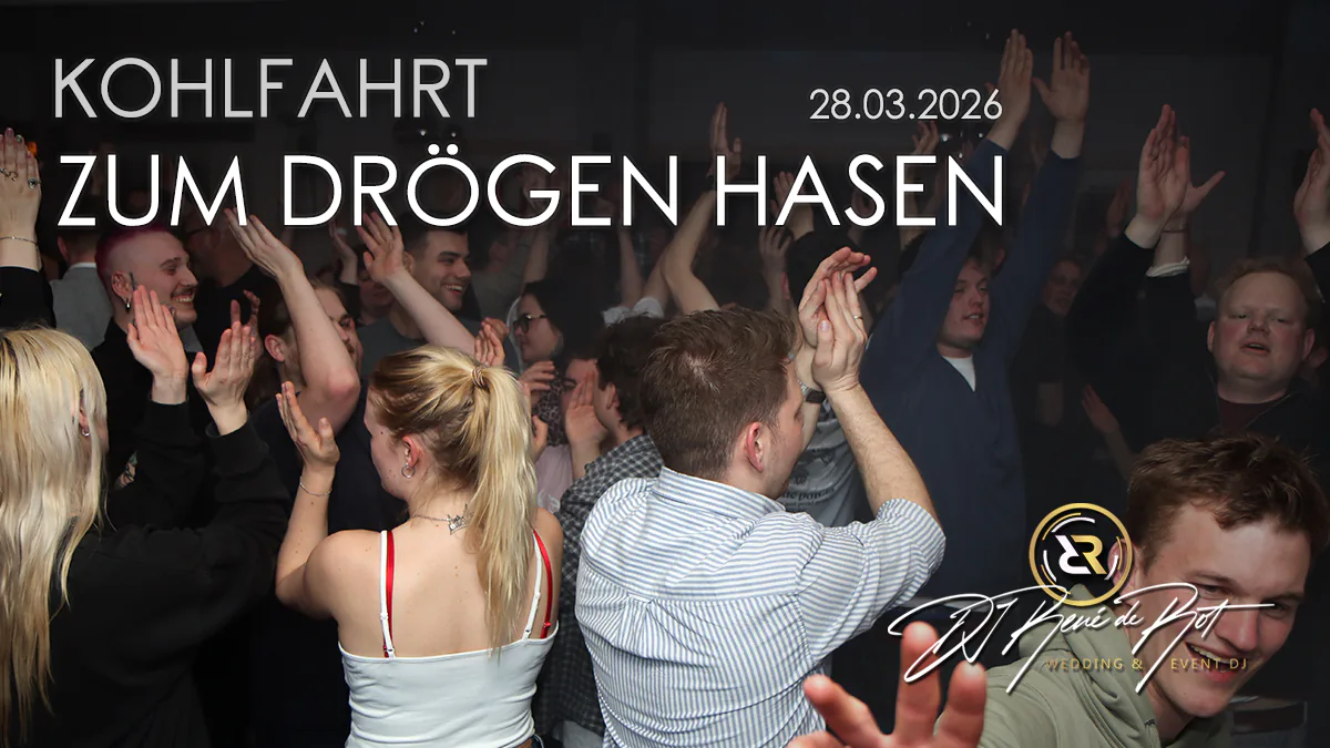 Gemmeinschaftskohlfahrt im Zum Drögen Hasen mit Party DJ René de Rot