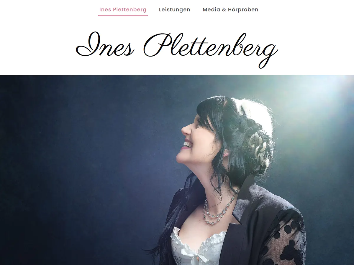 Ines Plattenberg - Hochzeitssängerin