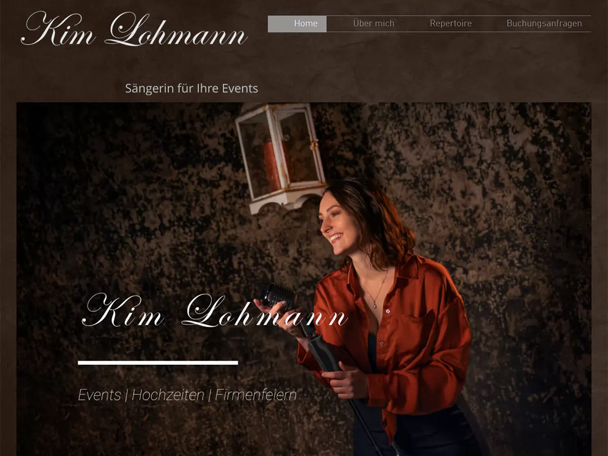 Kim Lohmann - Sängerin