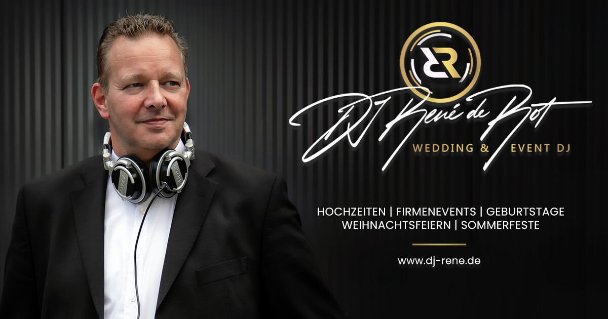 Bild von der Webseite von DJ René de Rot | Hochzeits- & Event-DJ aus Oldenburg