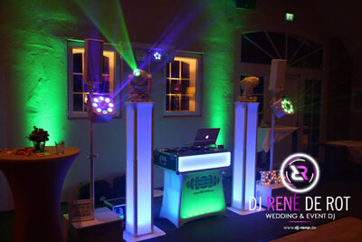 White Wedding Setup | DJ René de Rot | DJ Hochzeit Ammerland | DJ Hochzeit Ostfriesland