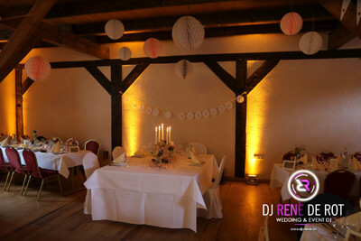 Ambientebeleuchtung - Uplight, Location, Party, Hochzeit