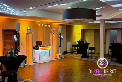 Beispielaufbau | Technik Paket White Wedding | DJ René de Rot
