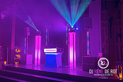 Beispielaufbau | Technik Paket White Wedding (Extended) | DJ René de Rot