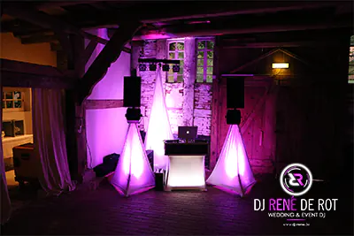 Beispielaufbau | DJ-Paket Basic Pro | DJ René de Rot