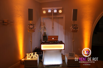DJ-Paket Basic Pro | DJ René de Rot | Hochzeits-Setup