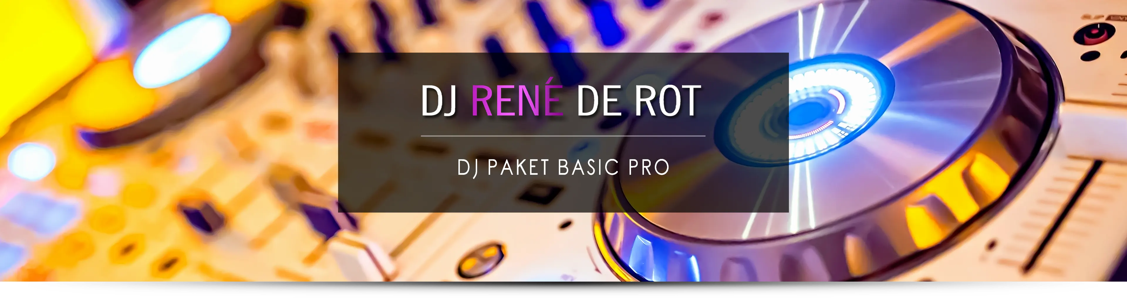 DJ Paket Basic Pro | DJ René de Rot