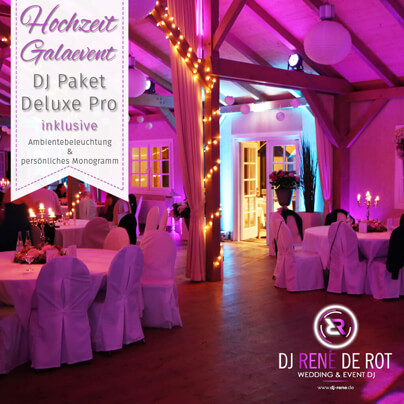 DJ Paket Premium Pro | Mit Ambientebeleuchtung | DJ René de Rot