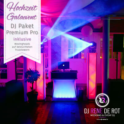 DJ Paket Premium Pro | Beeindruckende Lichtshow | DJ René de Rot