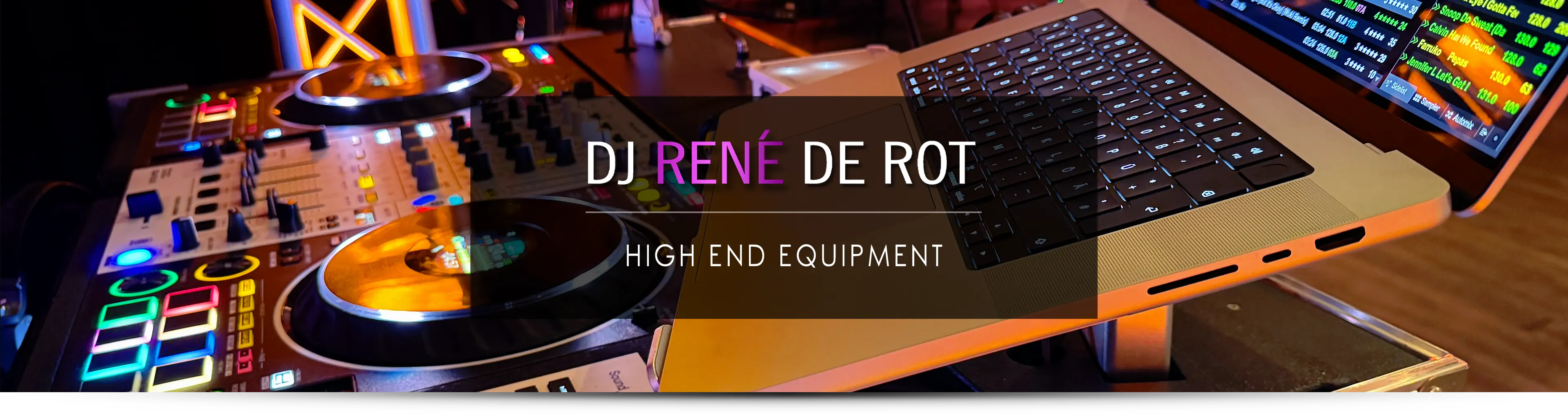 Professionelle DJ Technik | DJ René de Rot aus Oldenburg