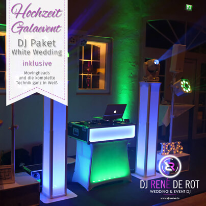 DJ Paket White Wedding | Das Beste für eure Hochzeit | DJ Oldenburg