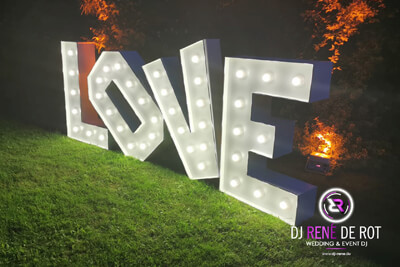 Let there be Love | XXL Love Buchstaben | DJ René de Rot | DJ Oldenburg