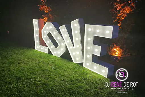 XXL Love Buchstaben | Crazy Love | DJ René de Rot